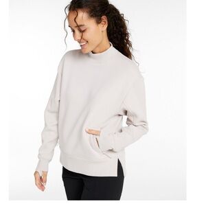 LL Bean Multisport Mockneck Pullover Sweatshirt L